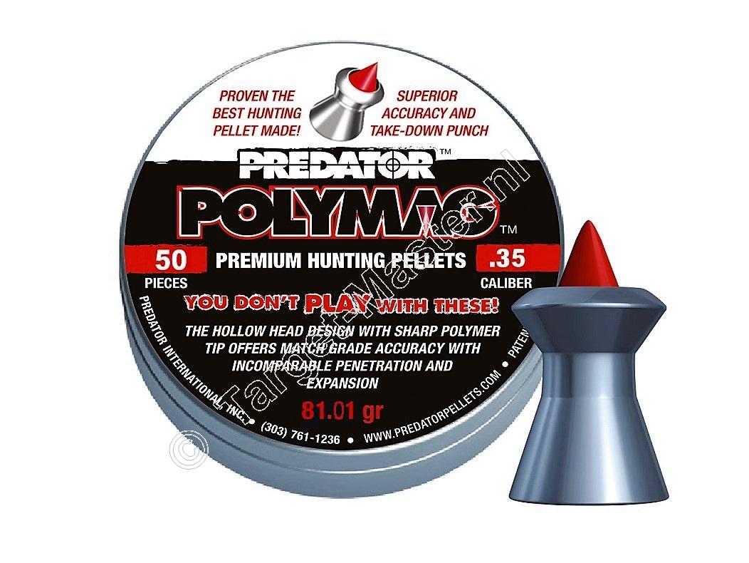 Predator Polymag 9mm Airgun Pellets tin of 50